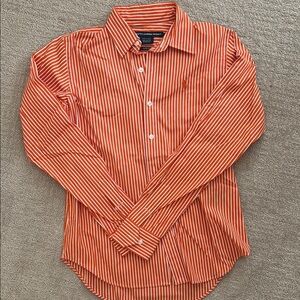 Ralph Lauren Orange Casual Button Down Shirt